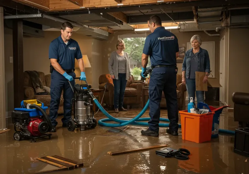 Basement Water Extraction and Removal Techniques process in Santa Fe, TX